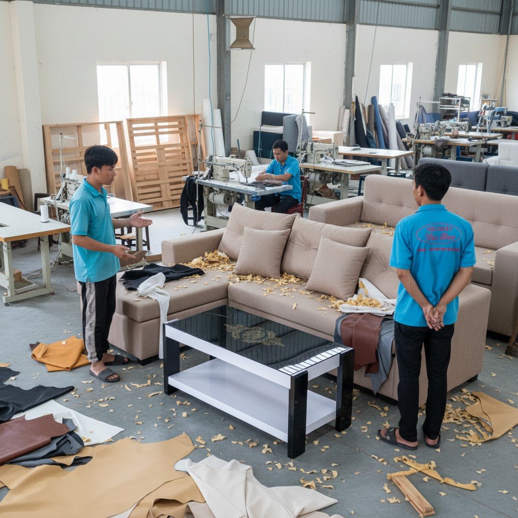 Sofa chữ L hiện đại MS 3406 9 Sofa chữ L hiện đại – Giải pháp nội thất sang trọng cho phòng khách