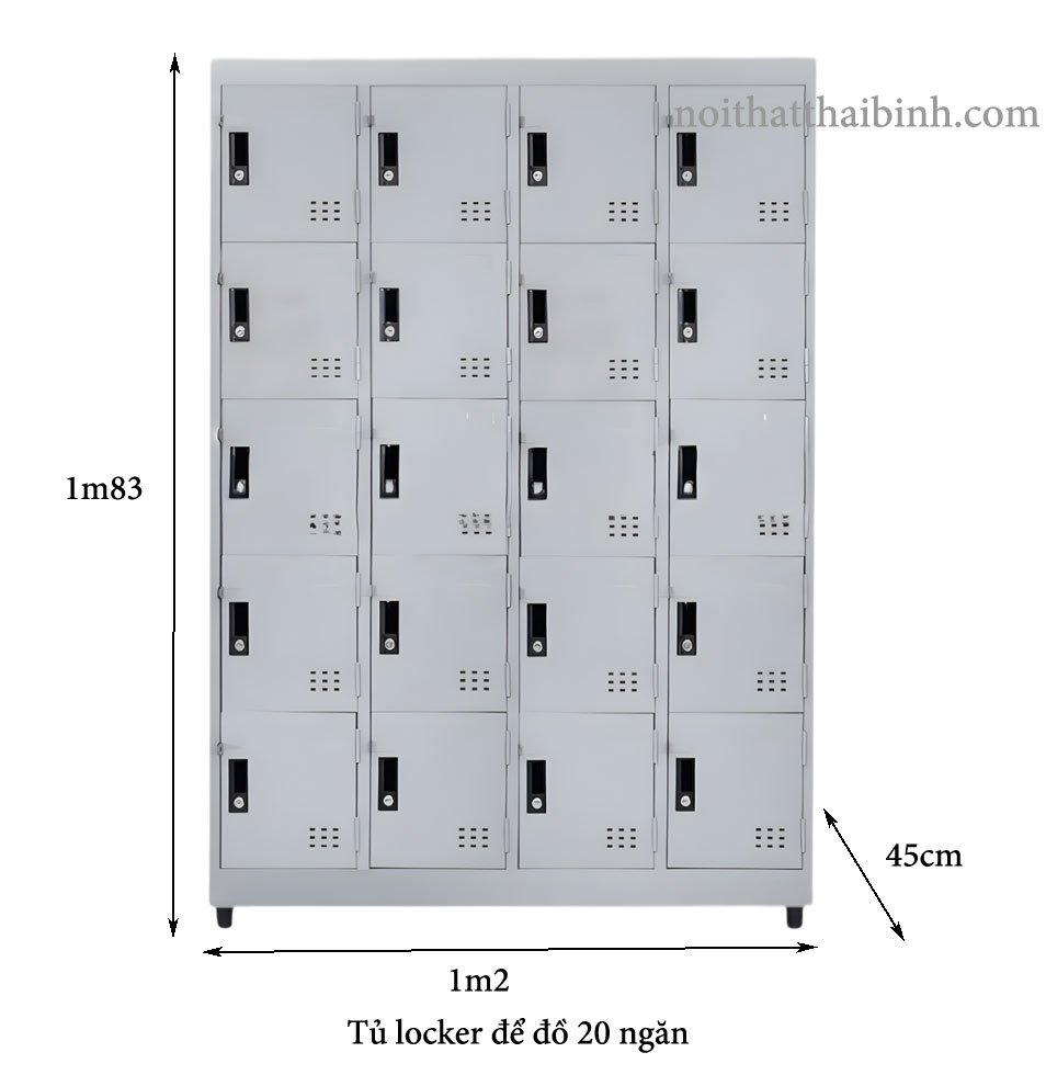 Tủ locker để đồ 20 ngăn