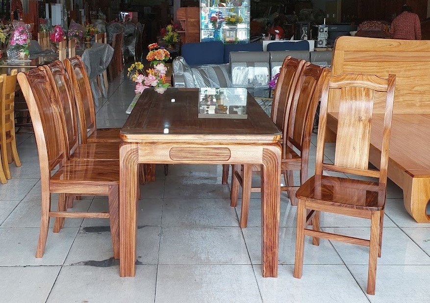 Bàn Ăn Gỗ 6 Người