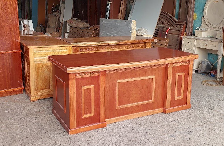 Bàn Làm Việc Giám Đốc Gỗ Tự Nhiên