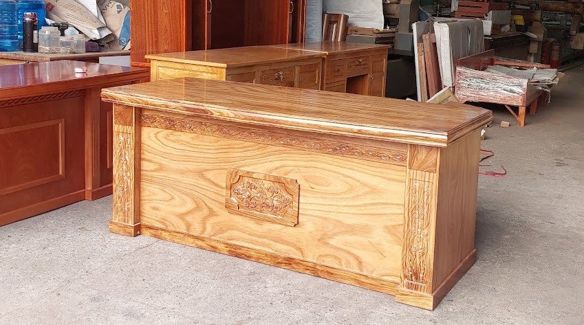 Bàn Làm Việc Lãnh Đạo Gỗ Tự Nhiên