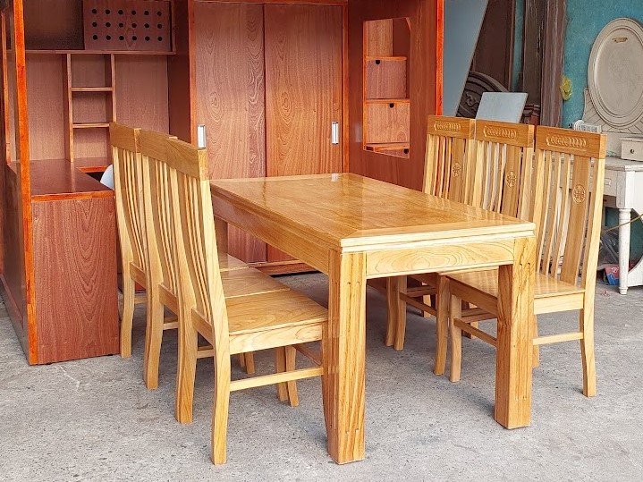 Bộ bàn ăn gỗ đẹp