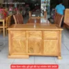 Bàn làm việc gỗ gõ đỏ tự nhiên MS 3439