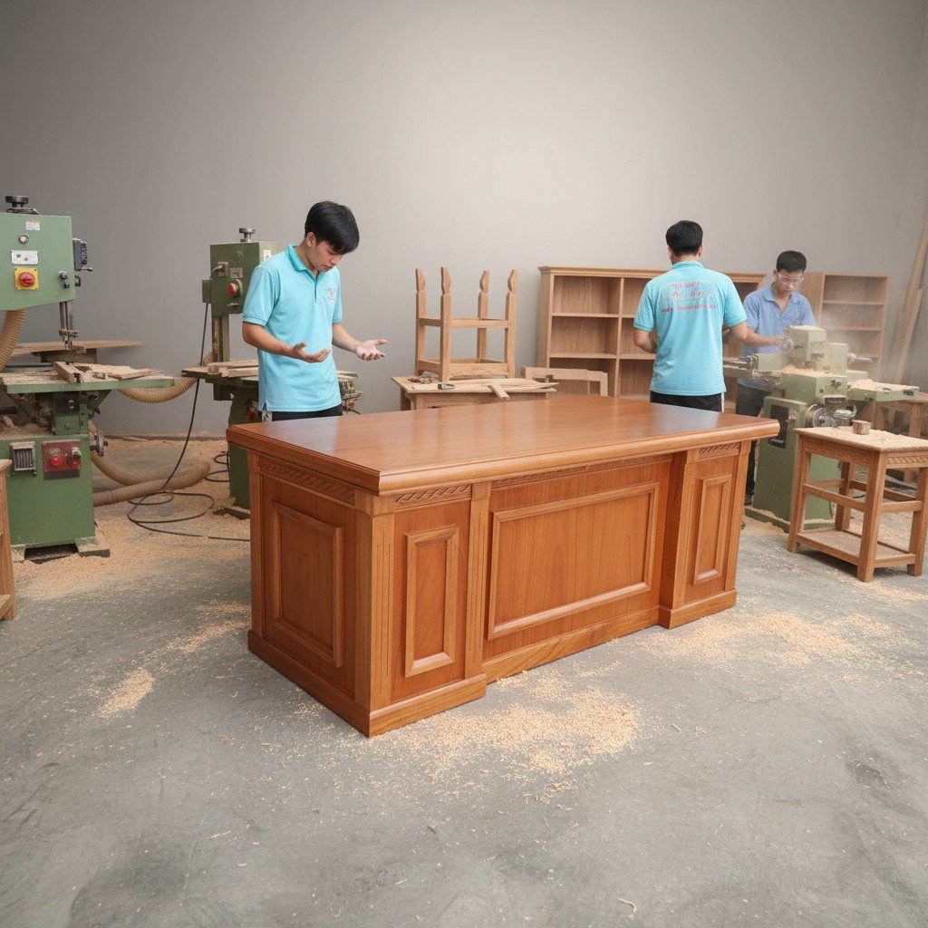 Bàn làm việc tại Quận 1 nên chọn gỗ tự nhiên hay gỗ công nghiệp Bàn làm việc tại Quận 1 nên chọn gỗ tự nhiên hay gỗ công nghiệp