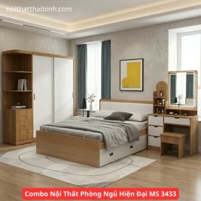 Combo Nội Thất Phòng Ngủ Hiện Đại MS 3433