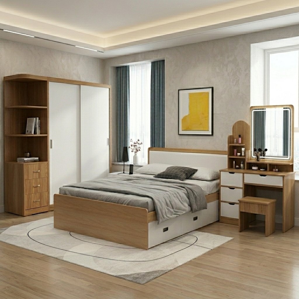 Combo nội thất phòng ngủ hiện đại