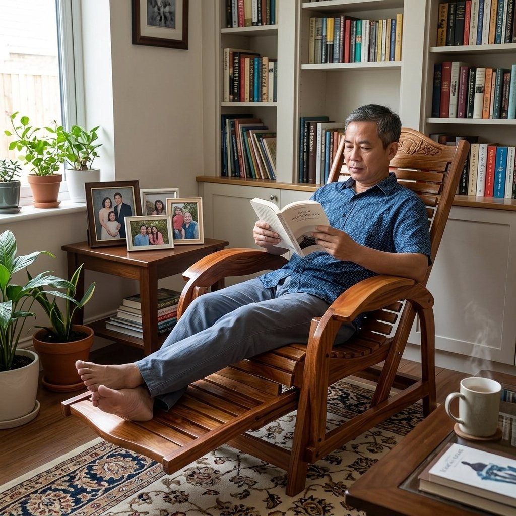 Ghế gỗ tự nhiên