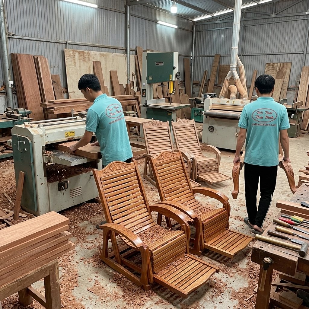 Ghế gỗ tự nhiên