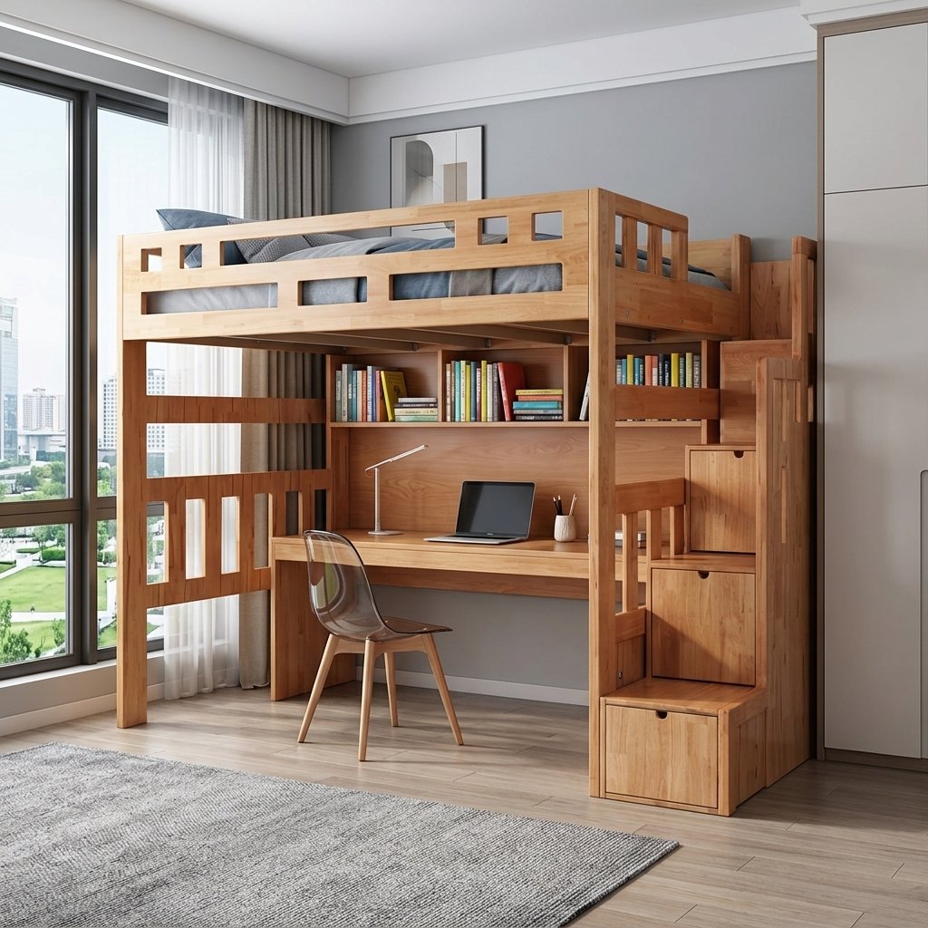 Giường 2 Tầng Gỗ Đẹp