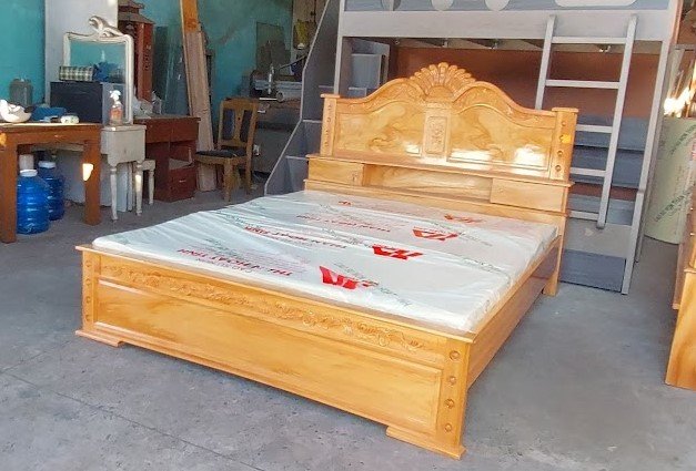 Giường Gỗ Công Nghiệp MDF