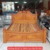 Giường Gõ Đỏ Tự Nhiên Cao Cấp MS 3442 Giường Gõ Đỏ Tự Nhiên Cao Cấp MS 3442