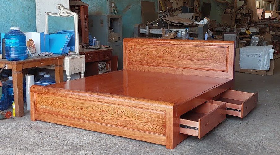 Giường Ngủ Gỗ MDF,