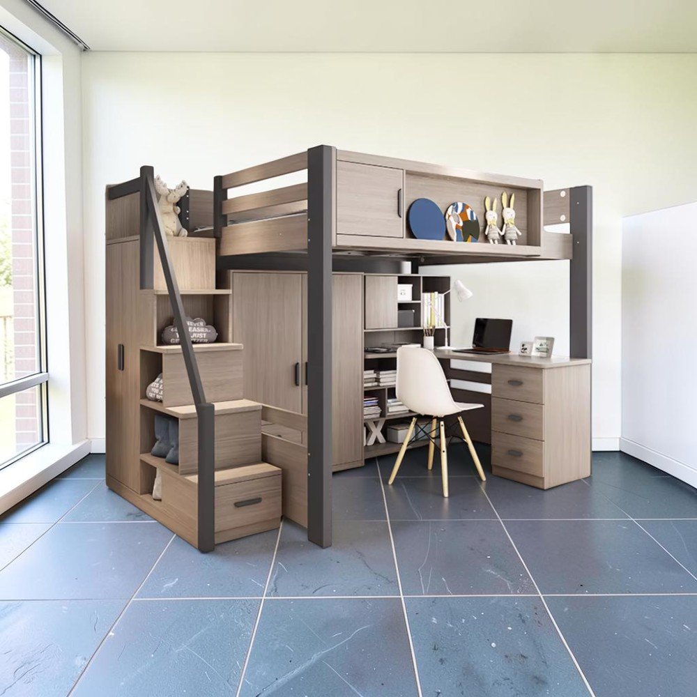 Giường Tầng Gỗ Cho Bé