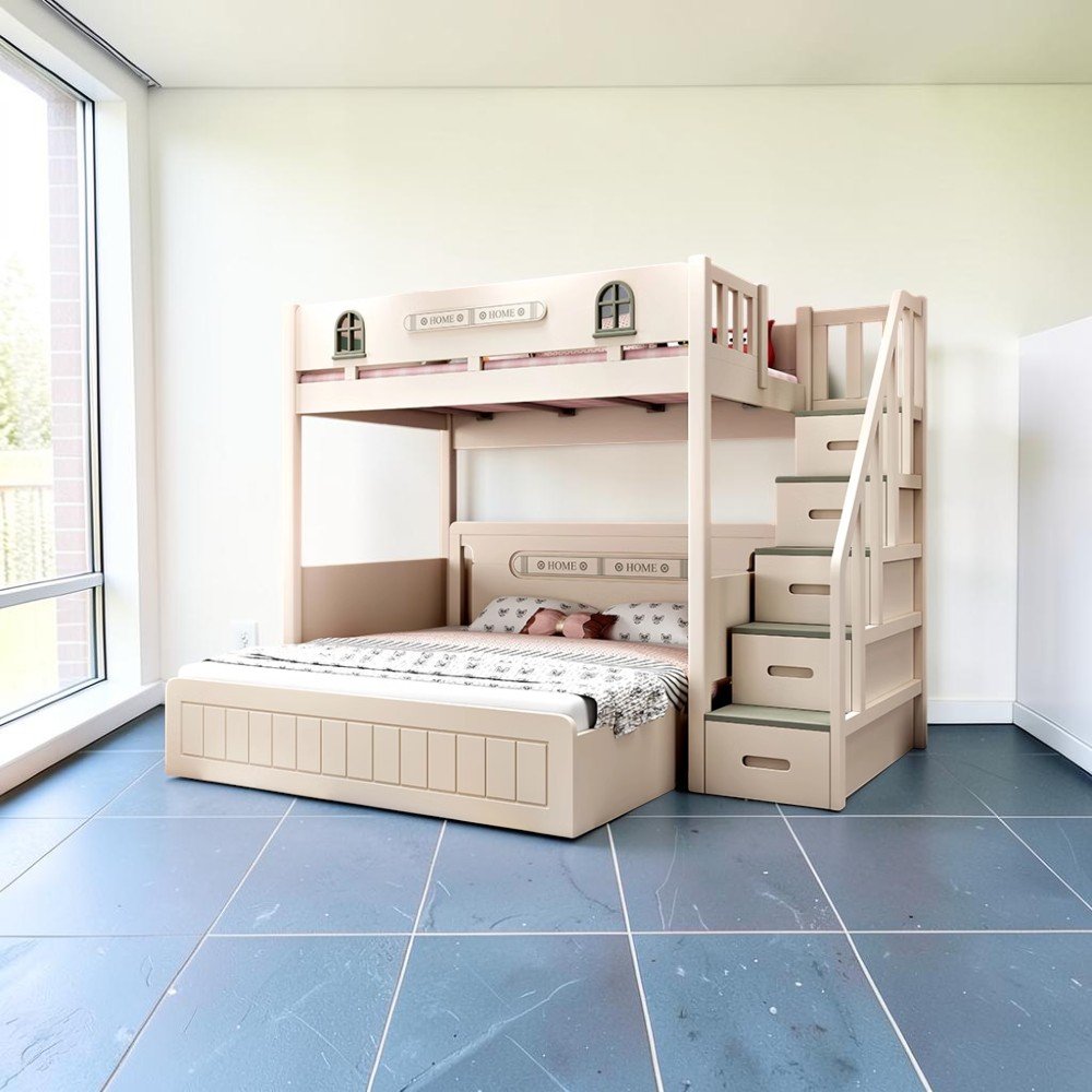 Giường Tầng Gỗ Cho Bé