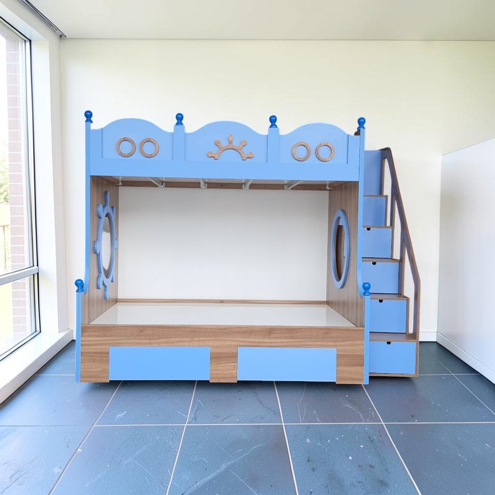 Giường tầng gỗ công nghiệp MDF chống ẩm hiện đại