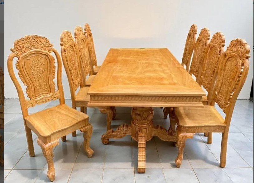 Mẫu Bàn Ăn Gỗ Hiện Đại