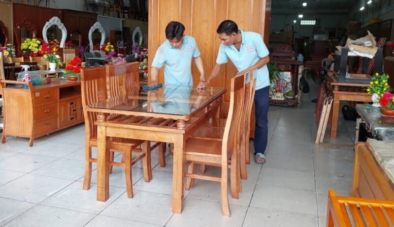 9 Mẫu Bàn Ăn Gỗ Đẹp Được Thợ Mộc 18 Năm Khuyên Dùng Mẫu Bàn Ăn Gỗ Hiện Đại