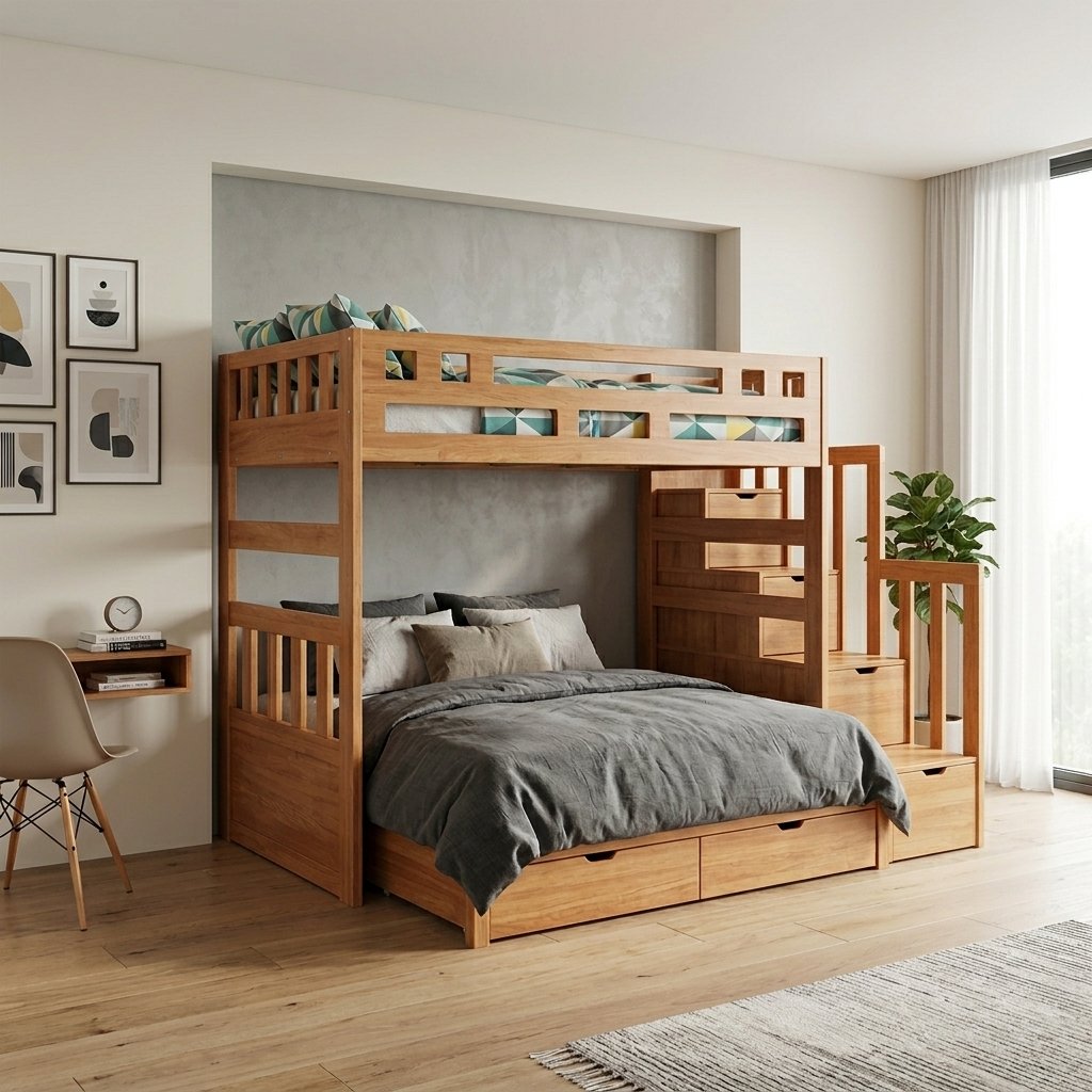 Mẫu Giường Tầng Gỗ