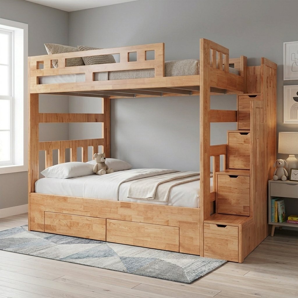 Mẫu Giường Tầng Gỗ