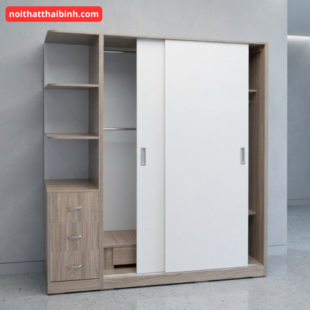 Tủ quần áo mdf lõi xanh