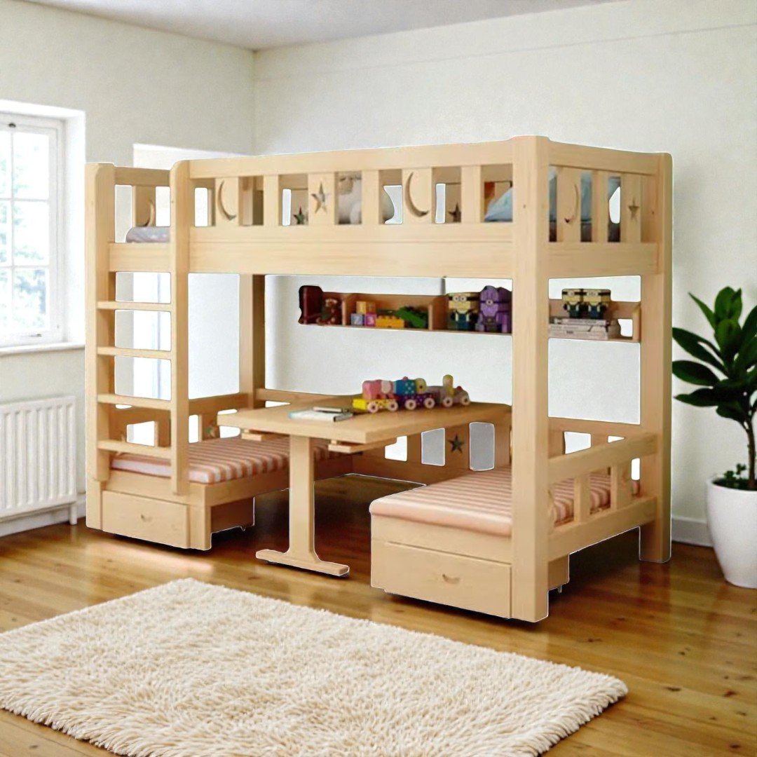 Kích thước chuẩn cho giường tầng bằng gỗ