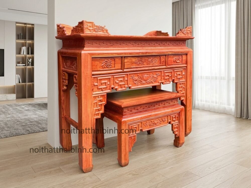 Bàn thờ gỗ đẹp