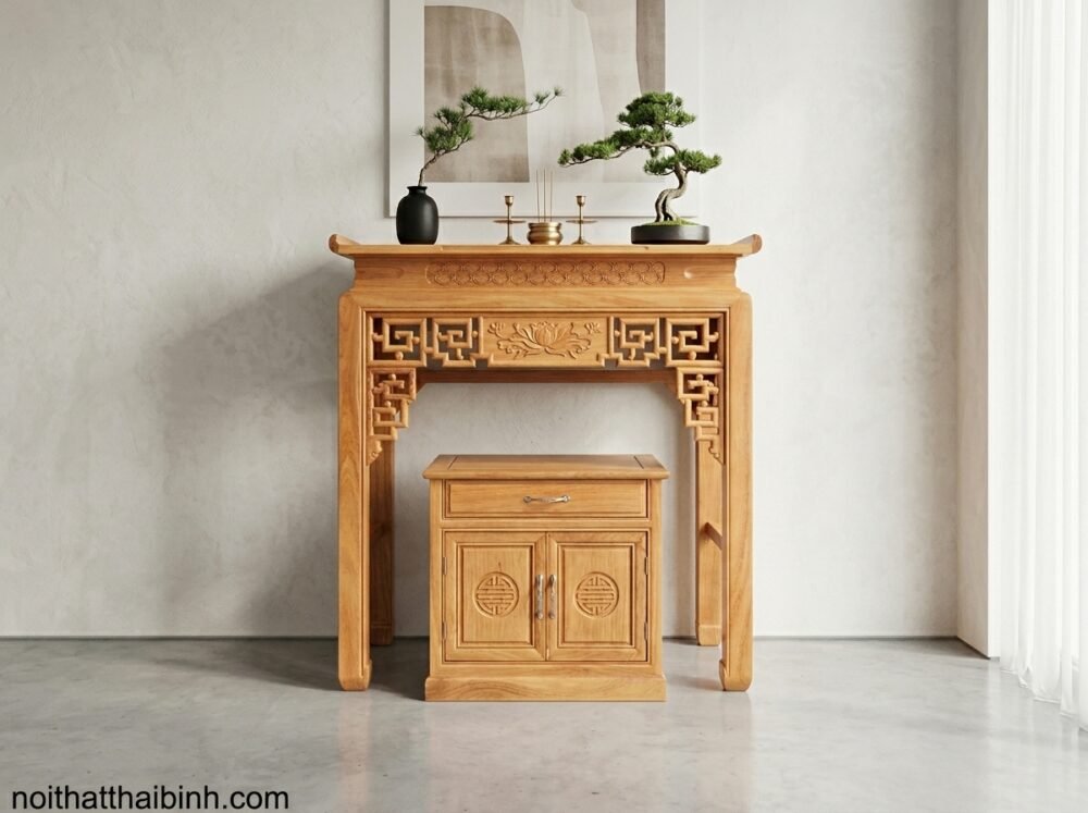 Bàn thờ gỗ đẹp