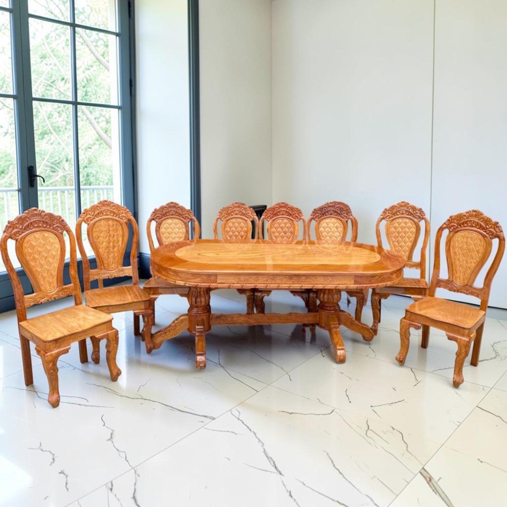 Bộ bàn ghế ăn gỗ
