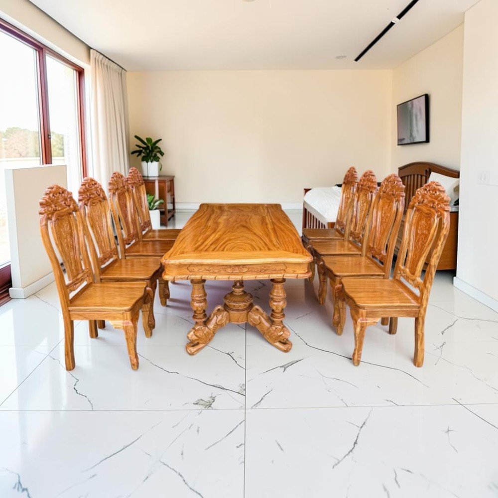 Bộ bàn ghế ăn gỗ giá rẻ