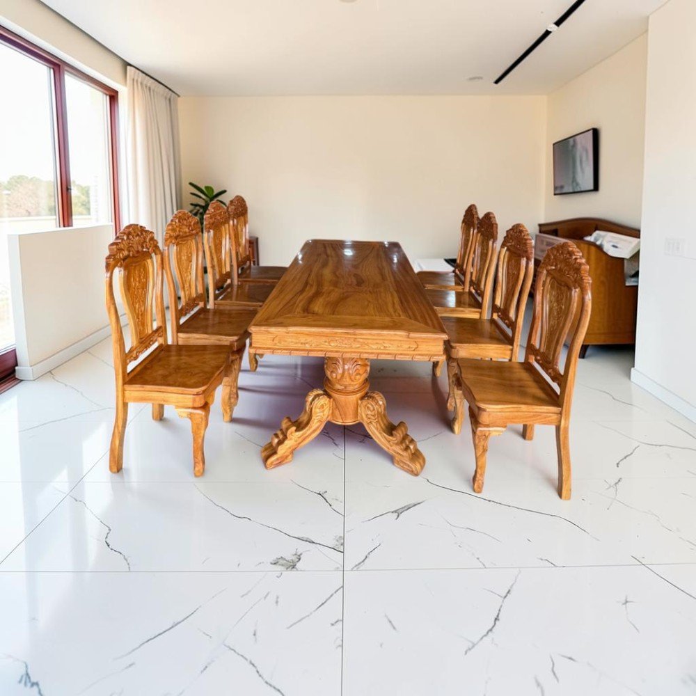 Bộ bàn ghế ăn gỗ giá rẻ