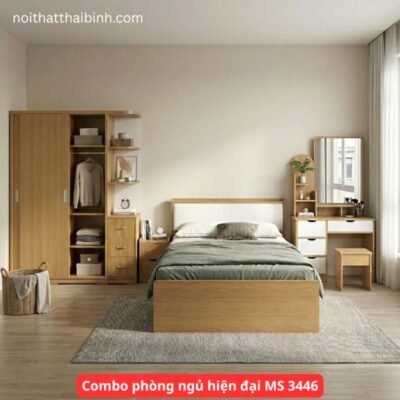 Combo phòng ngủ hiện đại MS 3446
