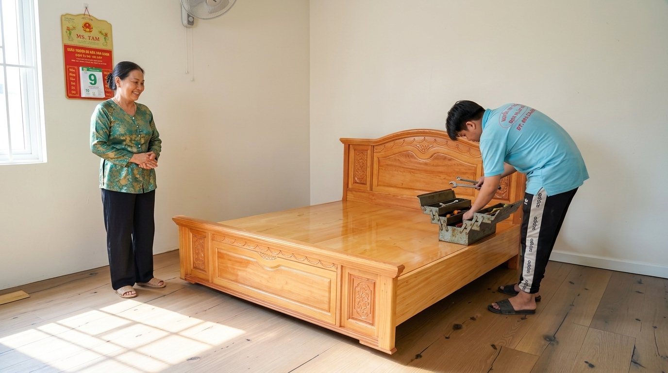 Giường Ngủ 1m6 X 2m Giá Rẻ: 50 Mẫu Đẹp Bền Tại Nội Thất Thái Bình Đánh giá 1 Chị Nguyễn Thanh Hằng
