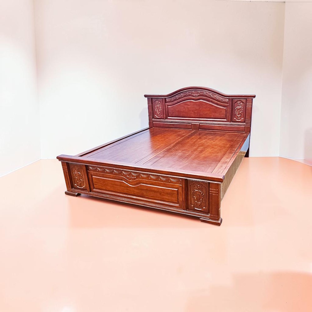 Giá giường ngủ gỗ gõ đỏ