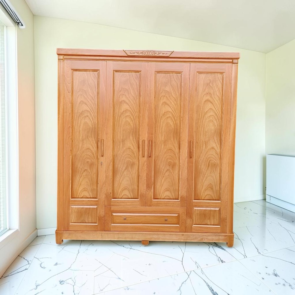 Mẫu Tủ Quần Áo Gỗ Tự Nhiên Hiện Đại Đẹp Bền Cao Cấp