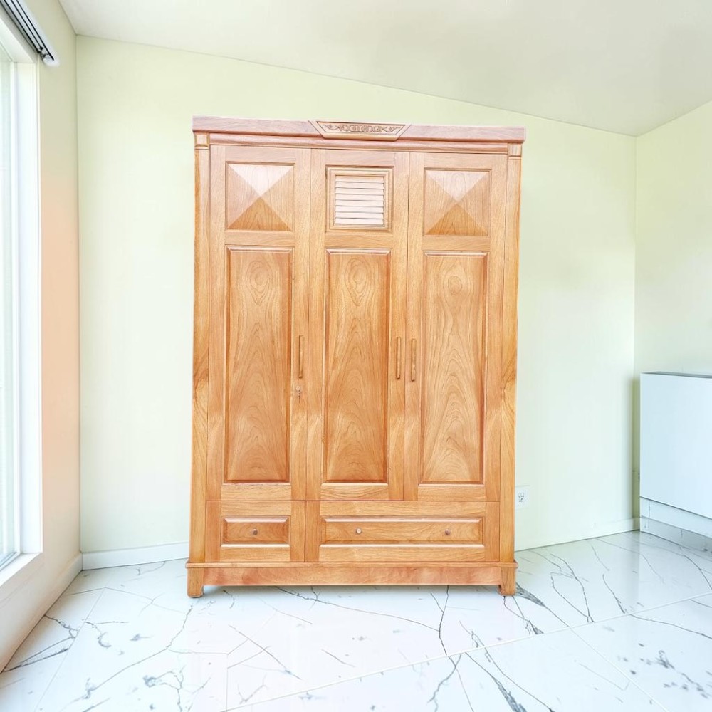 Mẫu Tủ Quần Áo Gỗ Tự Nhiên Hiện Đại Đẹp Bền Cao Cấp