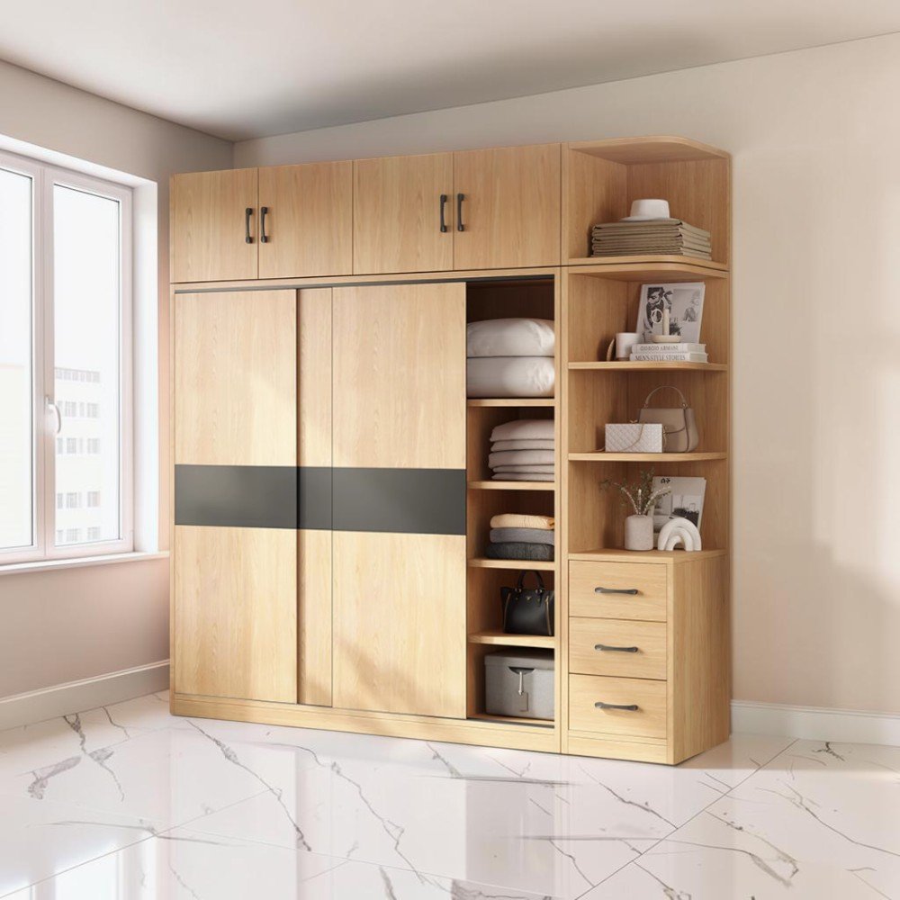 Mua tủ quần áo gỗ công nghiệp ở đâu
