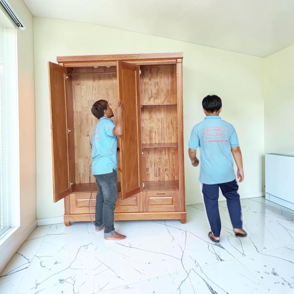 Tủ áo gỗ tự nhiên cao cấp