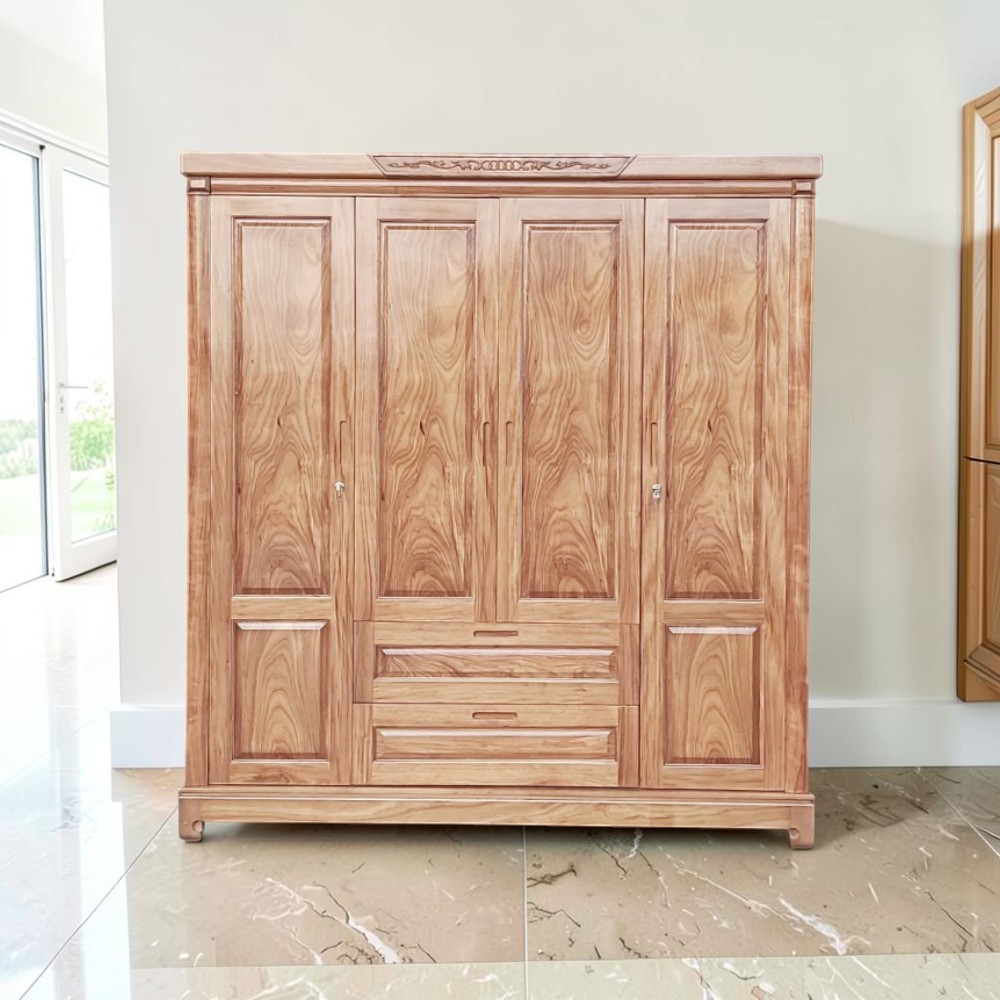 Tủ quần áo gỗ tự nhiên cao cấp