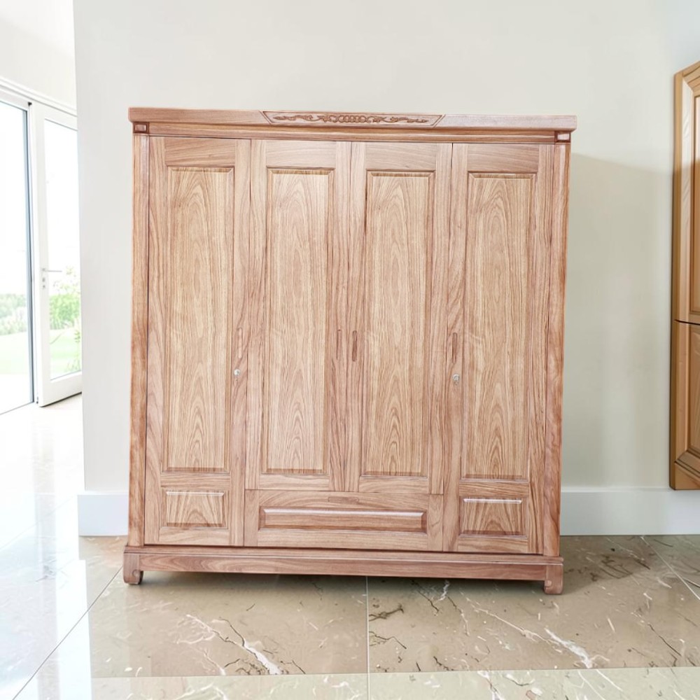 Tủ quần áo gỗ tự nhiên đẹp