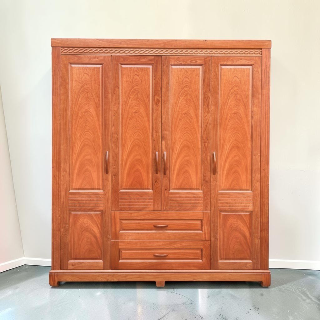 Tủ quần áo phòng ngủ gỗ tự nhiên