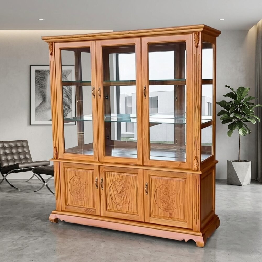 Tủ rượu phòng khách hiện đại