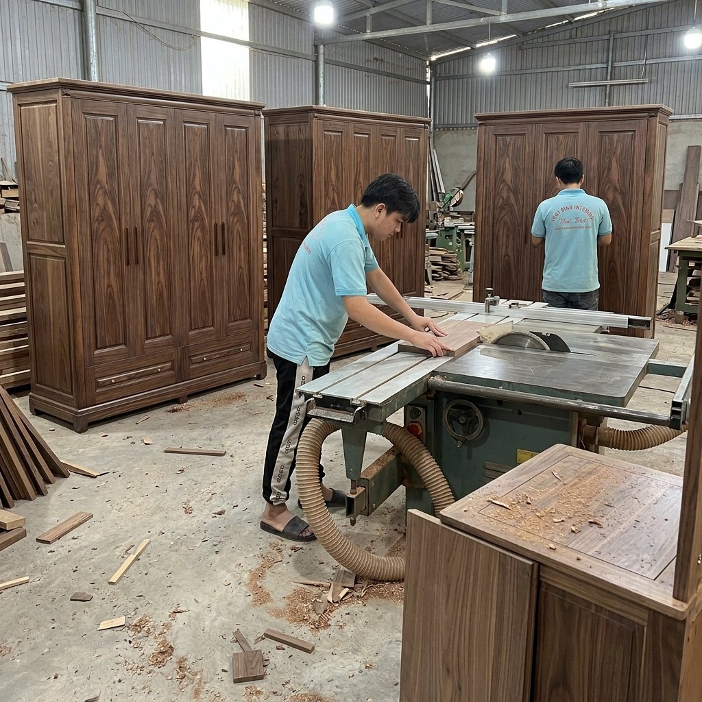 Xưởng mộc nội thất Thái Bình 0905