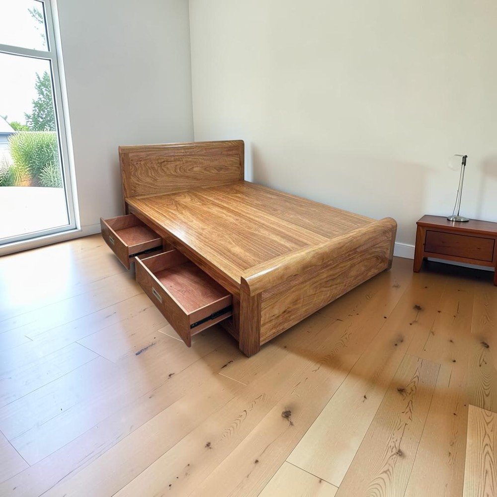 Giường Ngủ 1m6 X 2m Giá Rẻ: 50 Mẫu Đẹp Bền Tại Nội Thất Thái Bình Giường Đôi 1m6 Có Ngăn Kéo