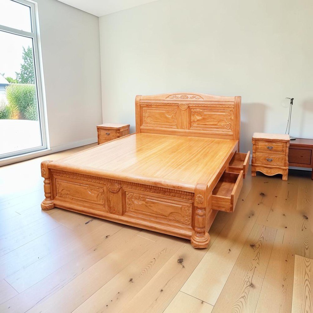 Giường Ngủ 1m6 X 2m Giá Rẻ: 50 Mẫu Đẹp Bền Tại Nội Thất Thái Bình Giường Ngủ 1m6 X 2m Giá Rẻ