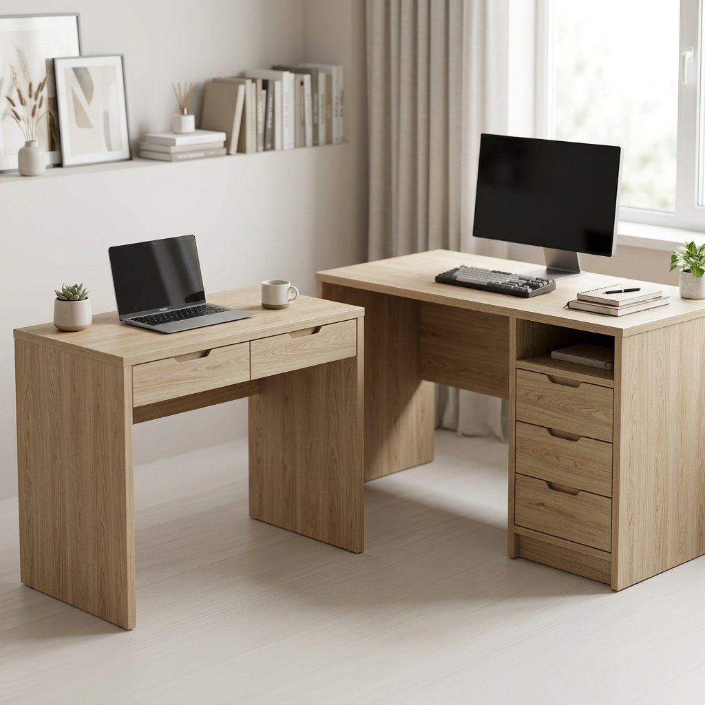 Mẫu bàn làm việc gỗ tự nhiên