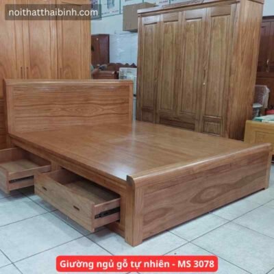 Giường Ngủ Gỗ Tự Nhiên Cao Cấp