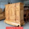 Tủ thờ gỗ gõ đỏ tự nhiên cao cấp Tủ thờ gỗ gõ đỏ