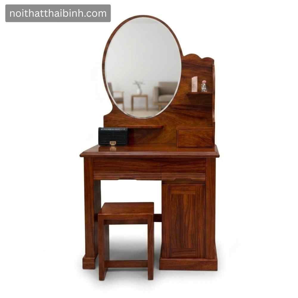 Bàn trang điểm gỗ tự nhiên vân cẩm