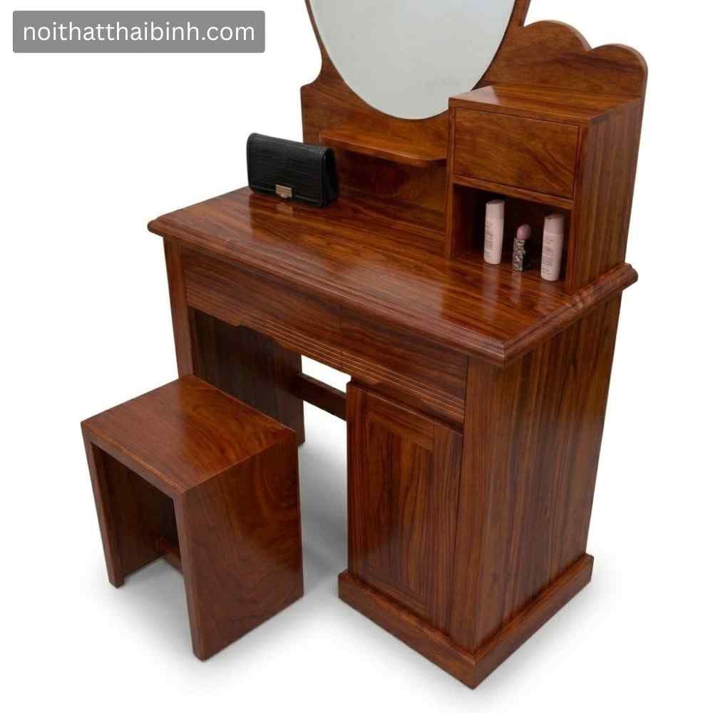 Bàn trang điểm gỗ tự nhiên vân cẩm