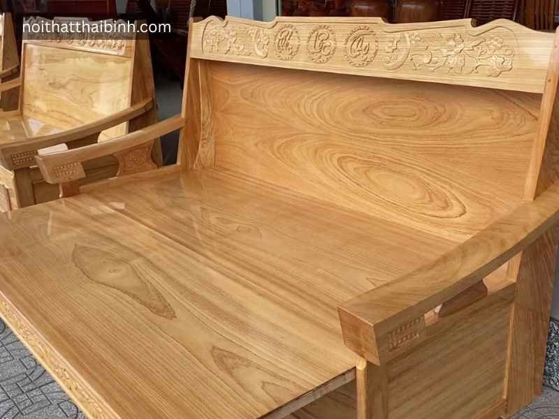 Trường kỷ gỗ gõ đỏ Chi tiết trường kỷ gỗ gõ đỏ